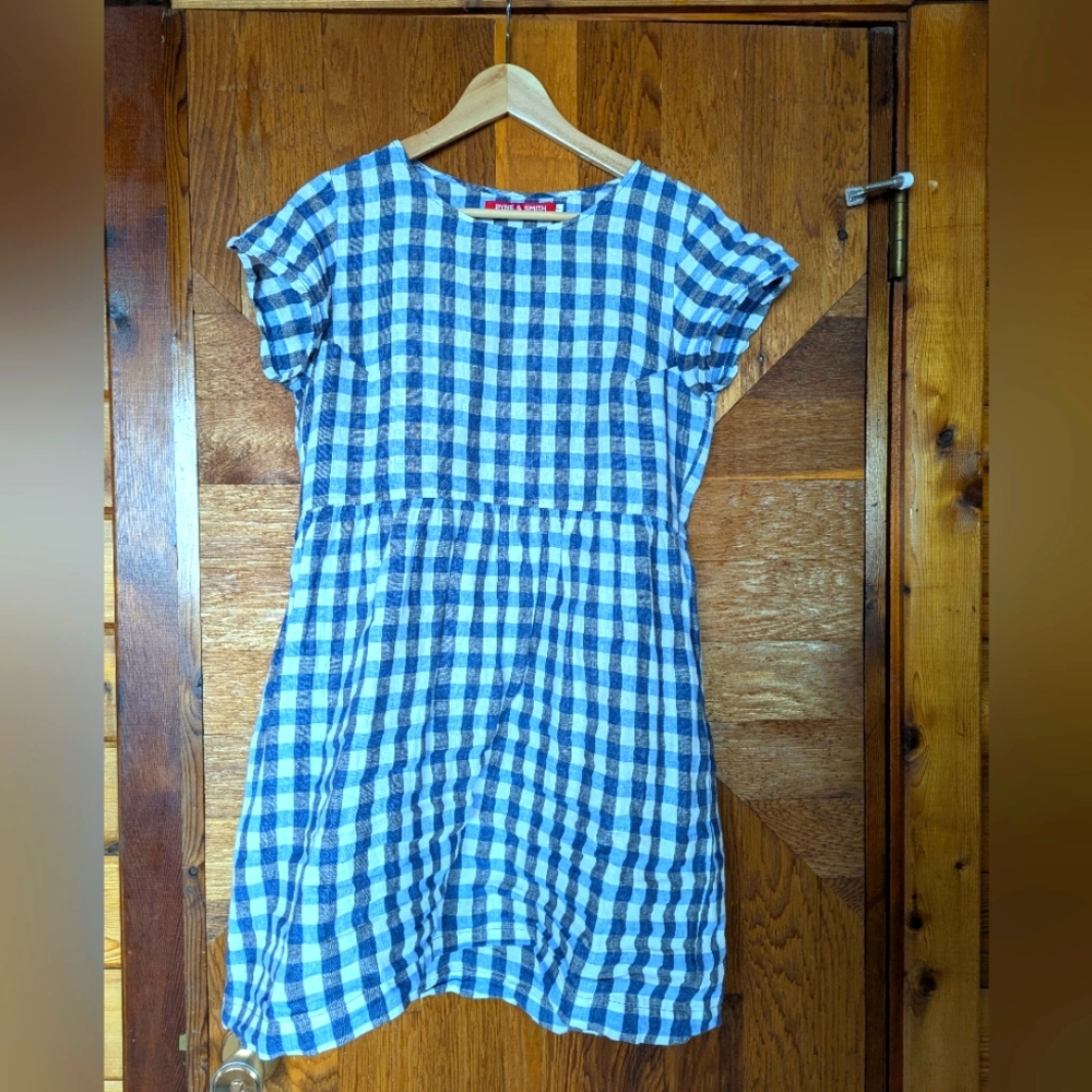 Pyne & Smith France 1964 Check Linen Dress